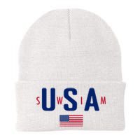 Usa Swim  Usa Summer Swimming 2024 Games Knit Cap Winter Beanie