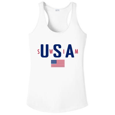 Usa Swim  Usa Summer Swimming 2024 Games Ladies PosiCharge Competitor Racerback Tank