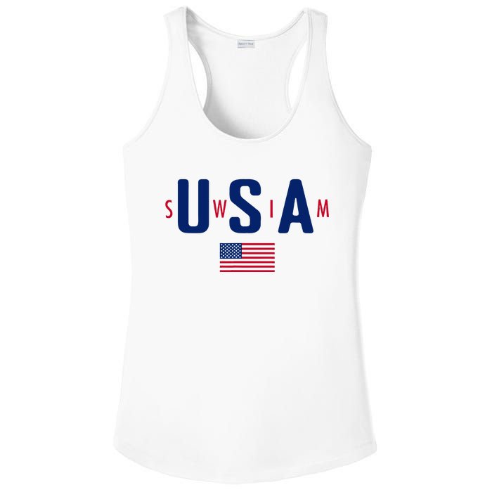 Usa Swim  Usa Summer Swimming 2024 Games Ladies PosiCharge Competitor Racerback Tank