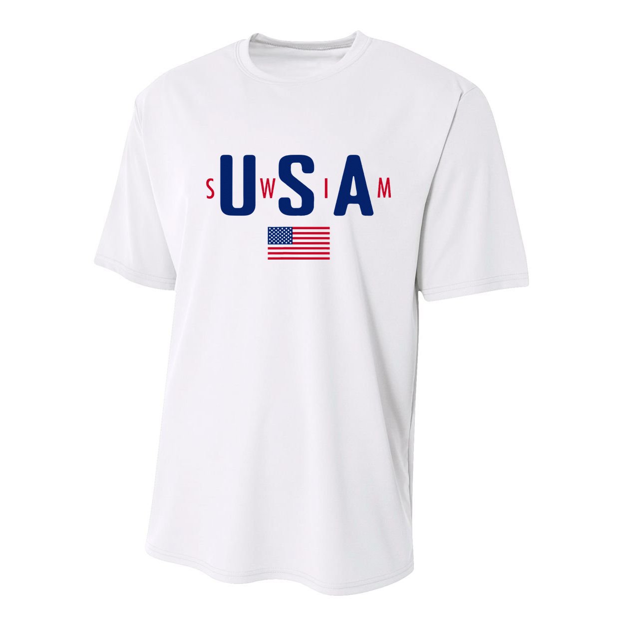 Usa Swim  Usa Summer Swimming 2024 Games Youth Performance Sprint T-Shirt