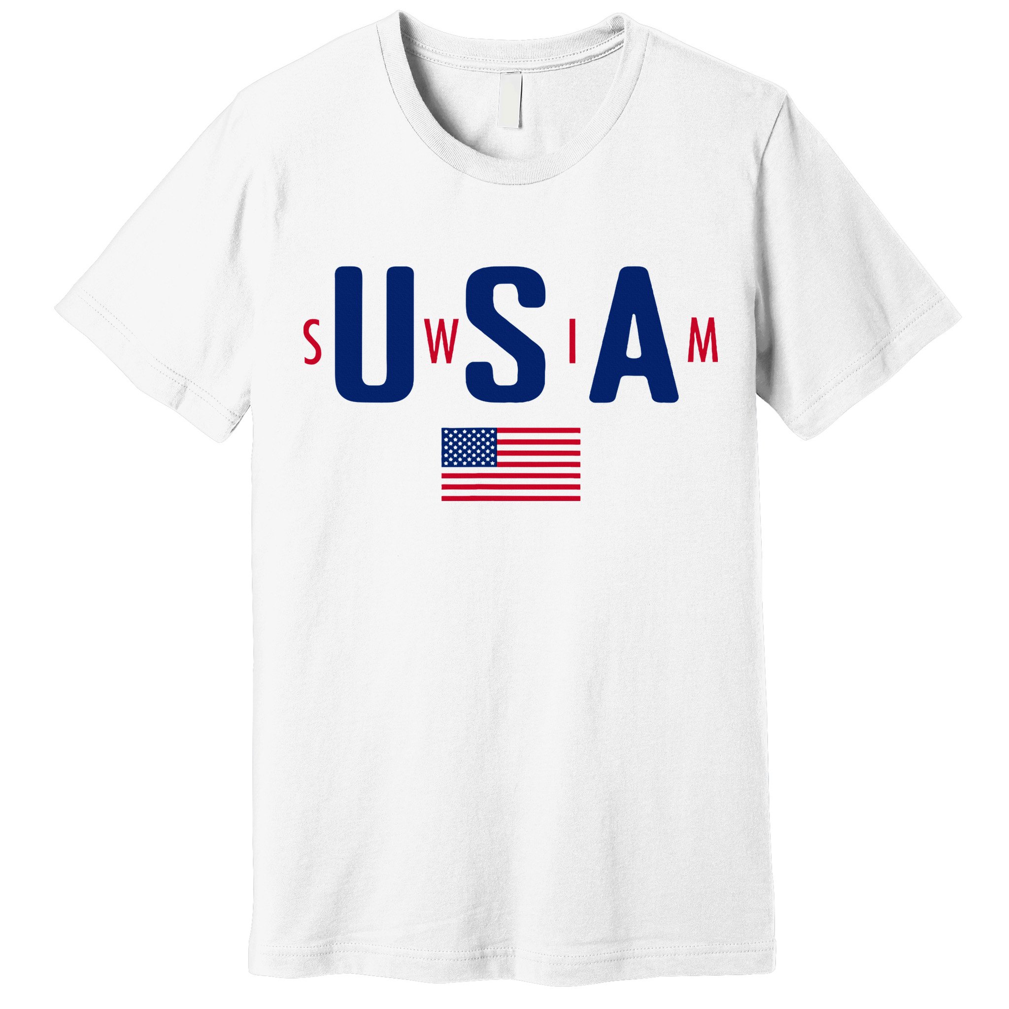 Usa Swim  Usa Summer Swimming 2024 Games Premium T-Shirt