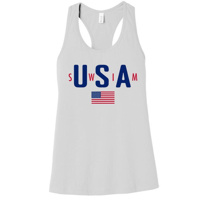 Usa Swim  Usa Summer Swimming 2024 Games Women's Racerback Tank