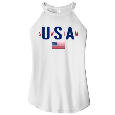 Usa Swim  Usa Summer Swimming 2024 Games Women's Perfect Tri Rocker Tank