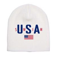 Usa Swim  Usa Summer Swimming 2024 Games Short Acrylic Beanie