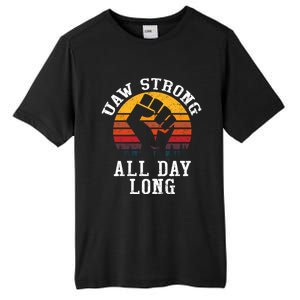 UAW Strong UAW Proud Union Pride UAW Laborer Worker Tall Fusion ChromaSoft Performance T-Shirt