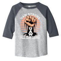 UAW Strong UAW Proud Union Pride UAW Laborer Worker Toddler Fine Jersey T-Shirt