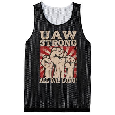 UAW Strong UAW Proud Union Pride UAW Laborer Worker Mesh Reversible Basketball Jersey Tank