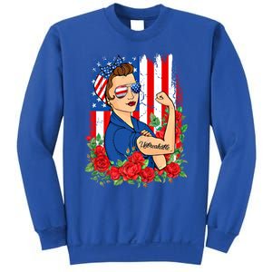 United States Unbreakable Roses Usa Flag 4th Of July Cute Gift Sweatshirt