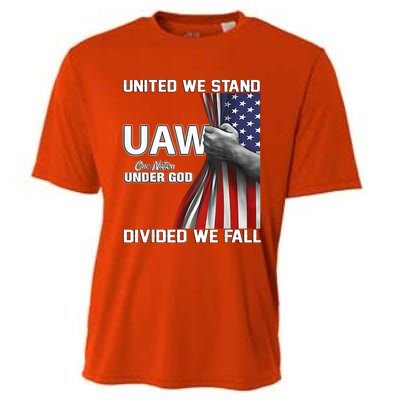 Uaw Strong United We Stand Proud Union Uaw Red Cooling Performance Crew T-Shirt