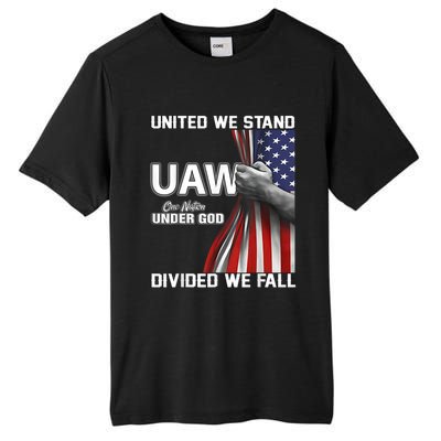 Uaw Strong United We Stand Proud Union Uaw Red Tall Fusion ChromaSoft Performance T-Shirt