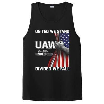 Uaw Strong United We Stand Proud Union Uaw Red PosiCharge Competitor Tank