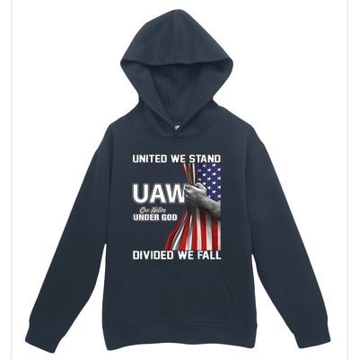 Uaw Strong United We Stand Proud Union Uaw Red Urban Pullover Hoodie