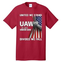 Uaw Strong United We Stand Proud Union Uaw Red Tall T-Shirt