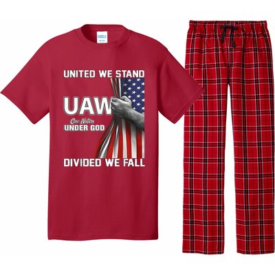 Uaw Strong United We Stand Proud Union Uaw Red Pajama Set