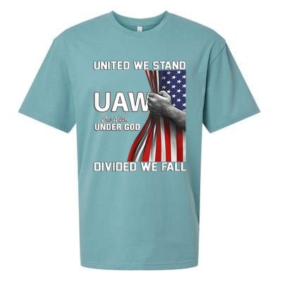 Uaw Strong United We Stand Proud Union Uaw Red Sueded Cloud Jersey T-Shirt