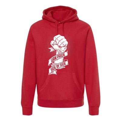 UAW Strike United Auto Workers Picket Sign Support Labor Union Strikers Premium Hoodie