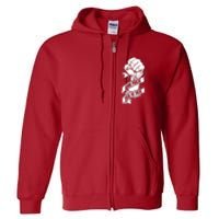 UAW Strike United Auto Workers Picket Sign Support Labor Union Strikers Full Zip Hoodie