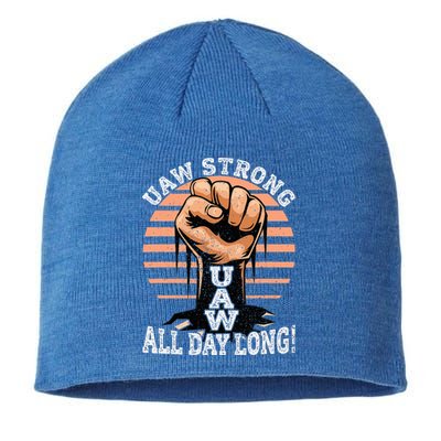 UAW Strong UAW Proud Union Pride UAW Laborer Worker Sustainable Beanie