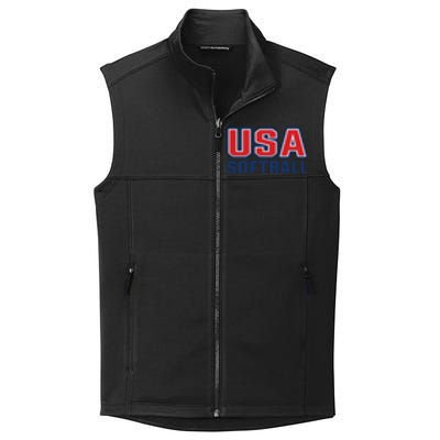 Usa Softball Collective Smooth Fleece Vest