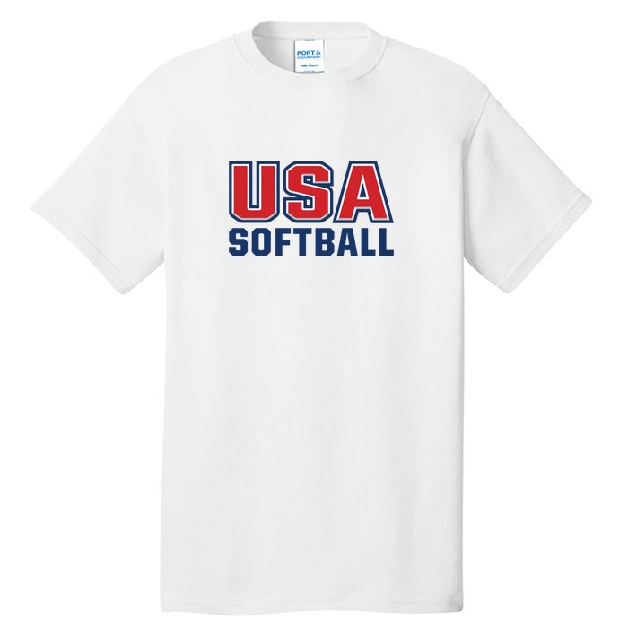 Usa Softball Tall T-Shirt