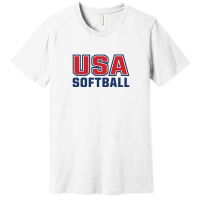 Usa Softball Premium T-Shirt