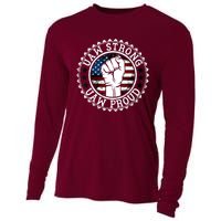 UAW Strong UAW Proud Union Pride UAW Laborer Worker Cooling Performance Long Sleeve Crew