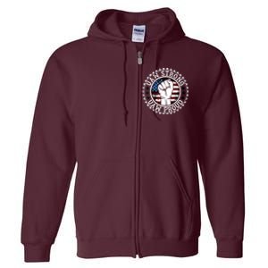 UAW Strong UAW Proud Union Pride UAW Laborer Worker Full Zip Hoodie