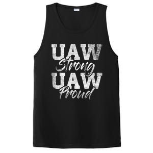 UAW Strong UAW Proud Union Pride UAW Laborer Worker Design PosiCharge Competitor Tank