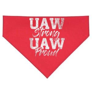 UAW Strong UAW Proud Union Pride UAW Laborer Worker Design USA-Made Doggie Bandana