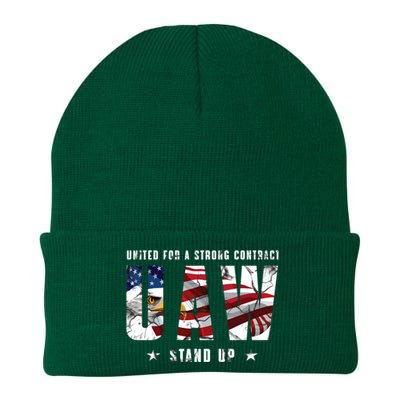 UAW Strong UAW Union UAW Laborer Worker Knit Cap Winter Beanie