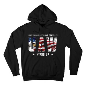 UAW Strong UAW Union UAW Laborer Worker Hoodie