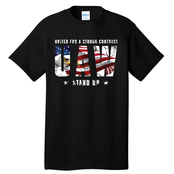 UAW Strong UAW Union UAW Laborer Worker Tall T-Shirt