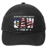 UAW Strong UAW Union UAW Laborer Worker 7-Panel Snapback Hat