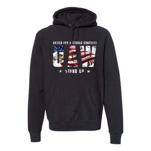 UAW Strong UAW Union UAW Laborer Worker Premium Hoodie