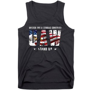 UAW Strong UAW Union UAW Laborer Worker Tank Top