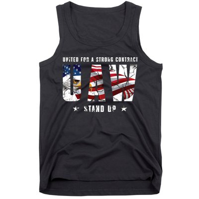 UAW Strong UAW Union UAW Laborer Worker Tank Top