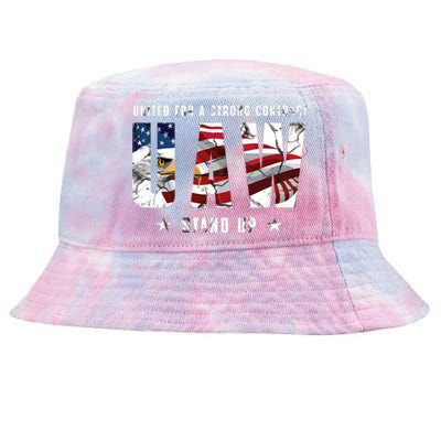 UAW Strong UAW Union UAW Laborer Worker Tie-Dyed Bucket Hat