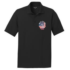 Union Strong Union Proud Labor Day Raised Clinched Fist PosiCharge RacerMesh Polo