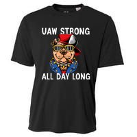 UAW Strong UAW Laborer Worker UAW Proud Union Pride Cooling Performance Crew T-Shirt