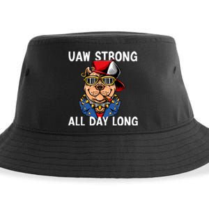 UAW Strong UAW Laborer Worker UAW Proud Union Pride Sustainable Bucket Hat