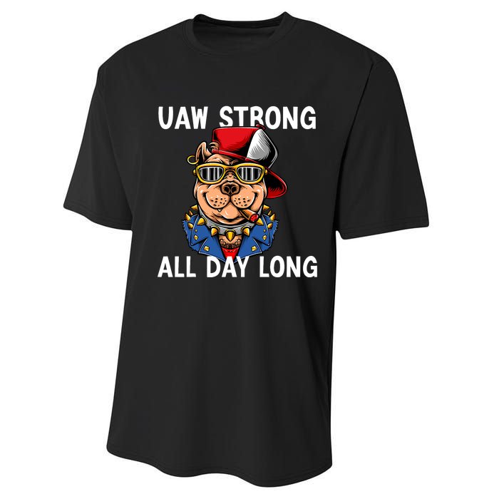 UAW Strong UAW Laborer Worker UAW Proud Union Pride Performance Sprint T-Shirt