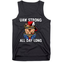 UAW Strong UAW Laborer Worker UAW Proud Union Pride Tank Top