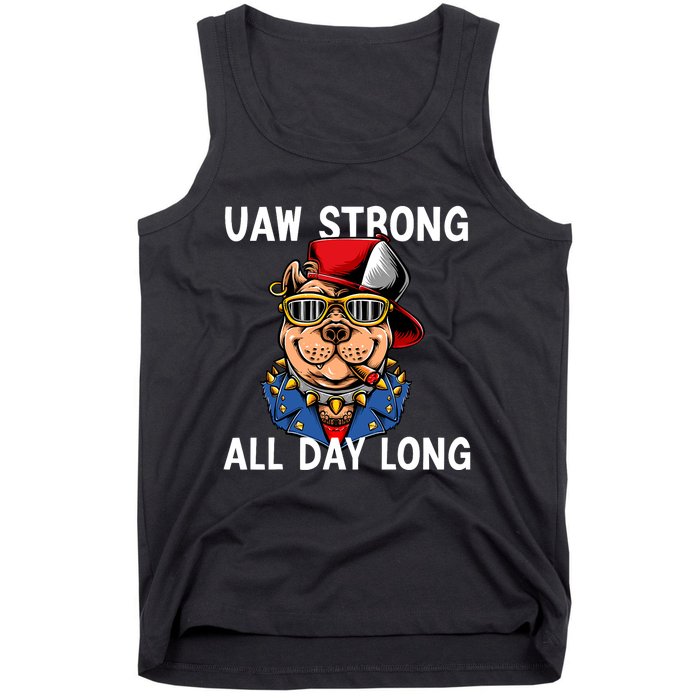 UAW Strong UAW Laborer Worker UAW Proud Union Pride Tank Top