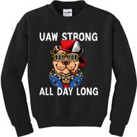 UAW Strong UAW Laborer Worker UAW Proud Union Pride Kids Sweatshirt