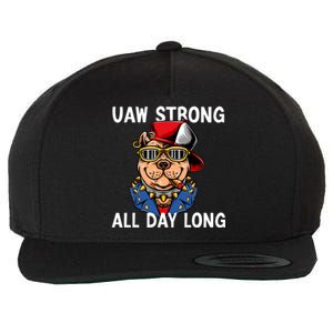 UAW Strong UAW Laborer Worker UAW Proud Union Pride Wool Snapback Cap