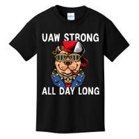 UAW Strong UAW Laborer Worker UAW Proud Union Pride Kids T-Shirt