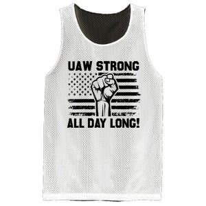 UAW Strike USA Flag Red United Auto Workers Picket Sign Mesh Reversible Basketball Jersey Tank