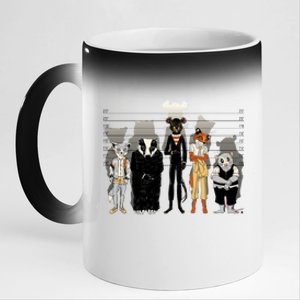 Unusual Suspects 11oz Black Color Changing Mug