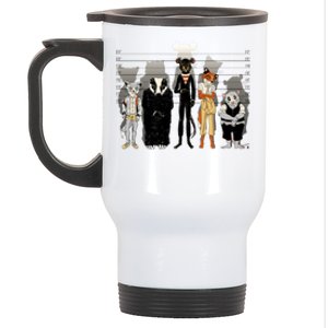 Unusual Suspects Stainless Steel Travel Mug