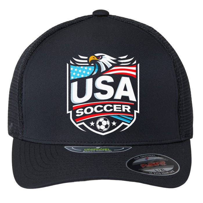 Usa Soccer Flexfit Unipanel Trucker Cap